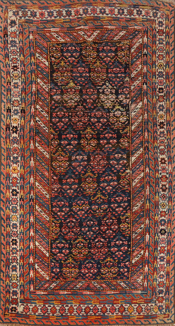 Antique Vegetable Dye Malayer Persian Rug 4x8