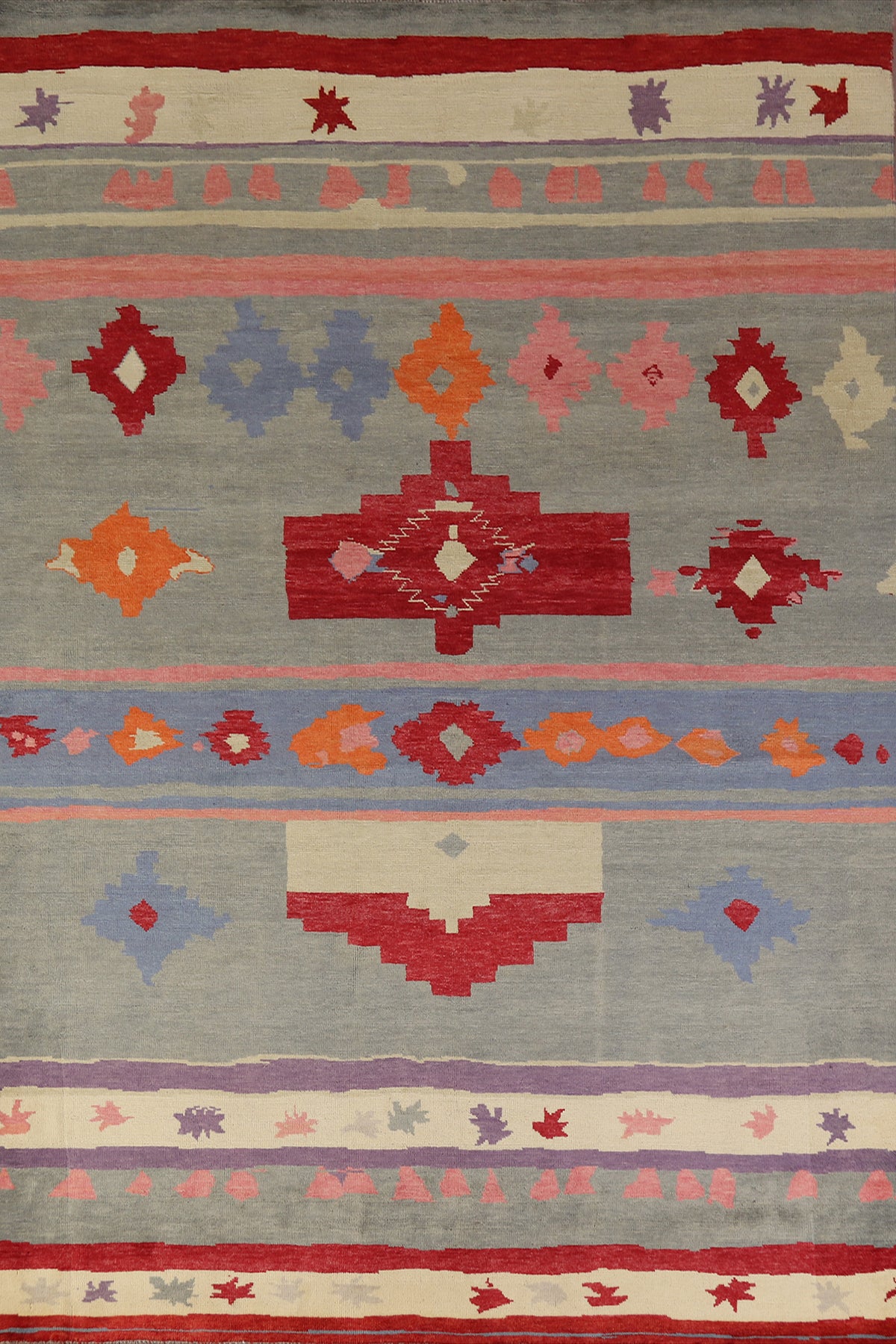 Vegetable Dye Design Gabbeh Oriental Area Rug 6x9