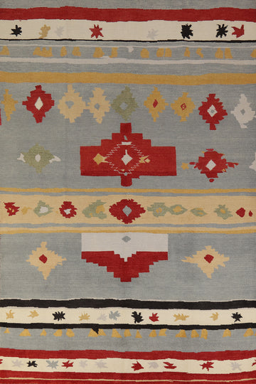 Vegetable Dye Wool Gabbeh Persian Area Rug 6x9