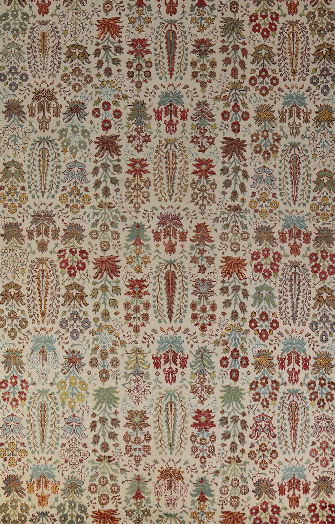 All-Over Floral Ziegler Oriental Area Rug 7x10