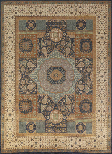 Geometric Kazak Oriental Area Rug 8x10