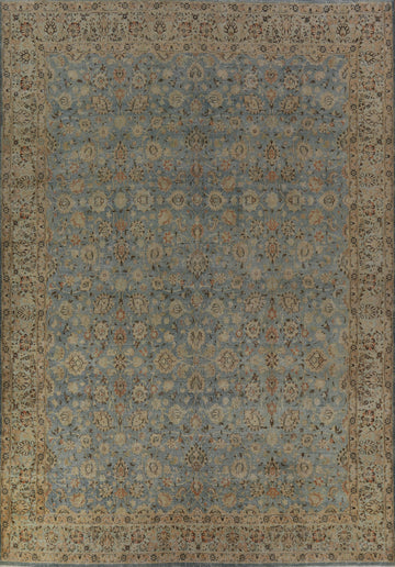Pre-1900 Vegetable Dye Sultanabad Persian Area Rug 10x13