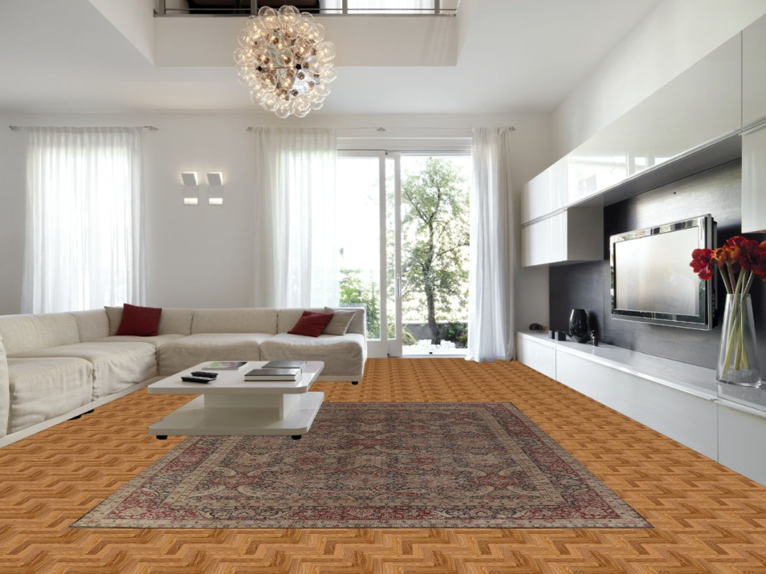 Pre-1900 Vegetable Dye Kerman Ravar Persian Area Rug 10x13