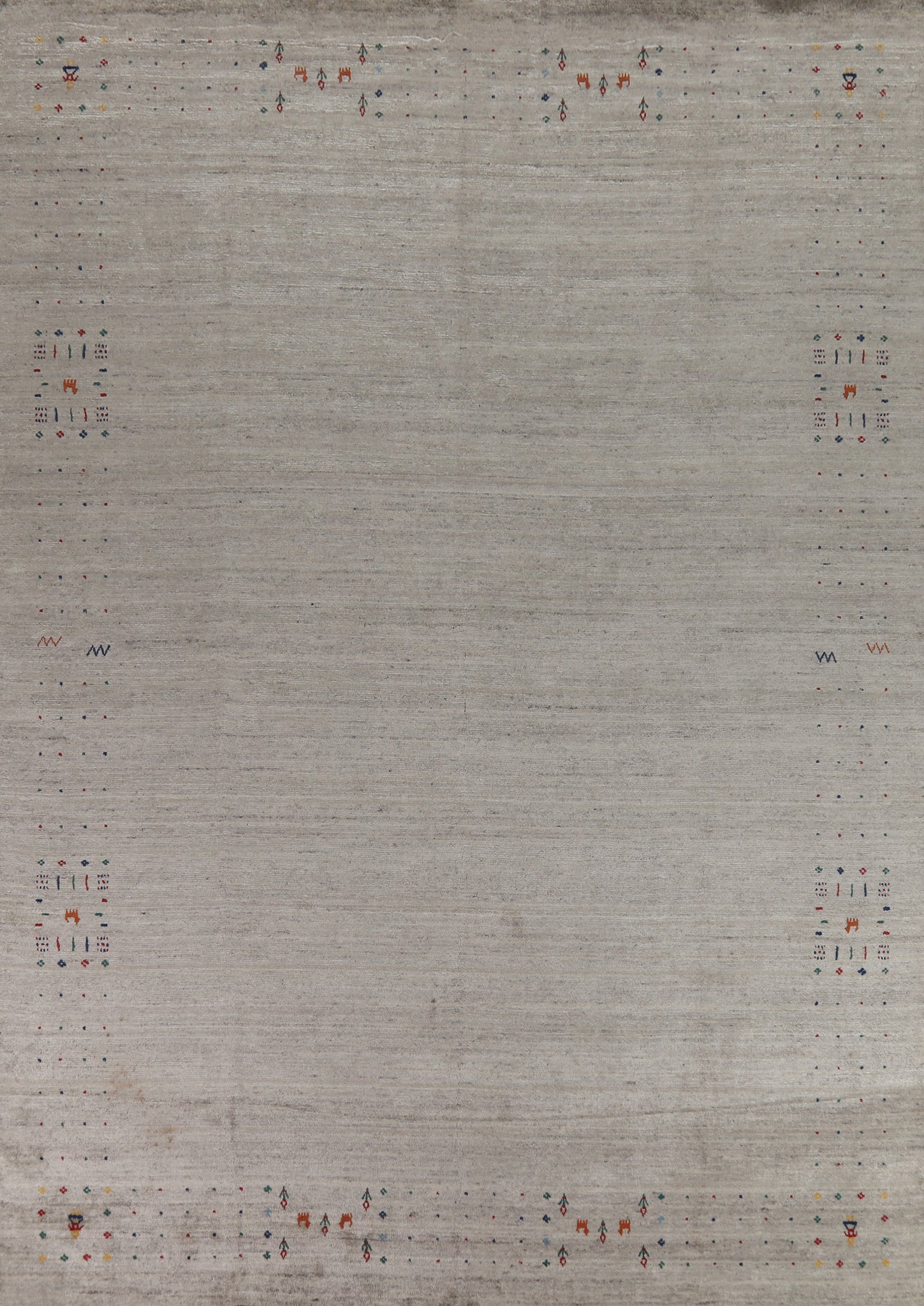Tribal Wool Gabbeh Indian Area Rug 9x12