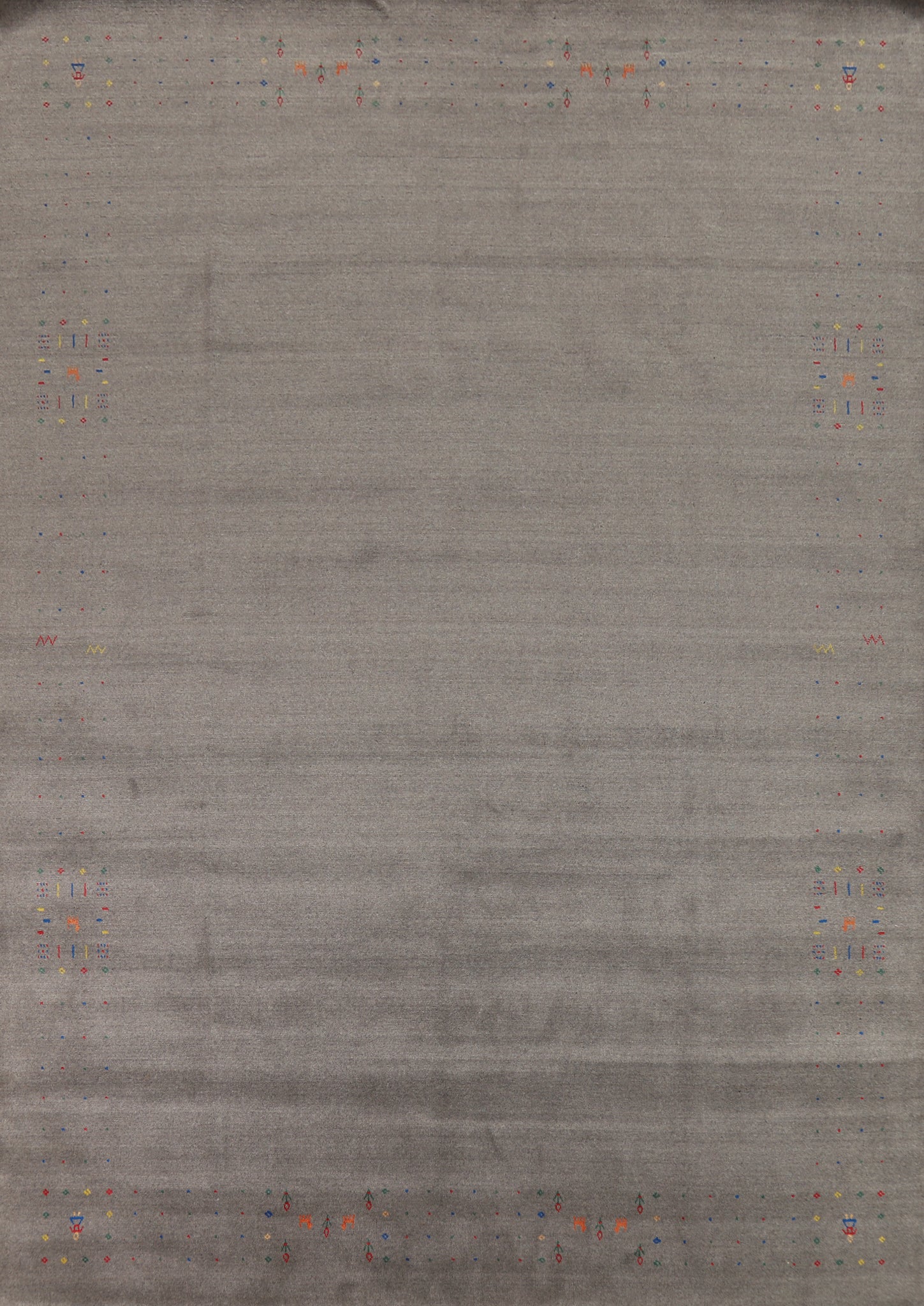 Tribal Wool Gabbeh Indian Area Rug 9x12