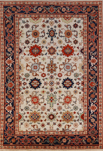 Handmade Wool Oushak Indian Area Rug 6x9