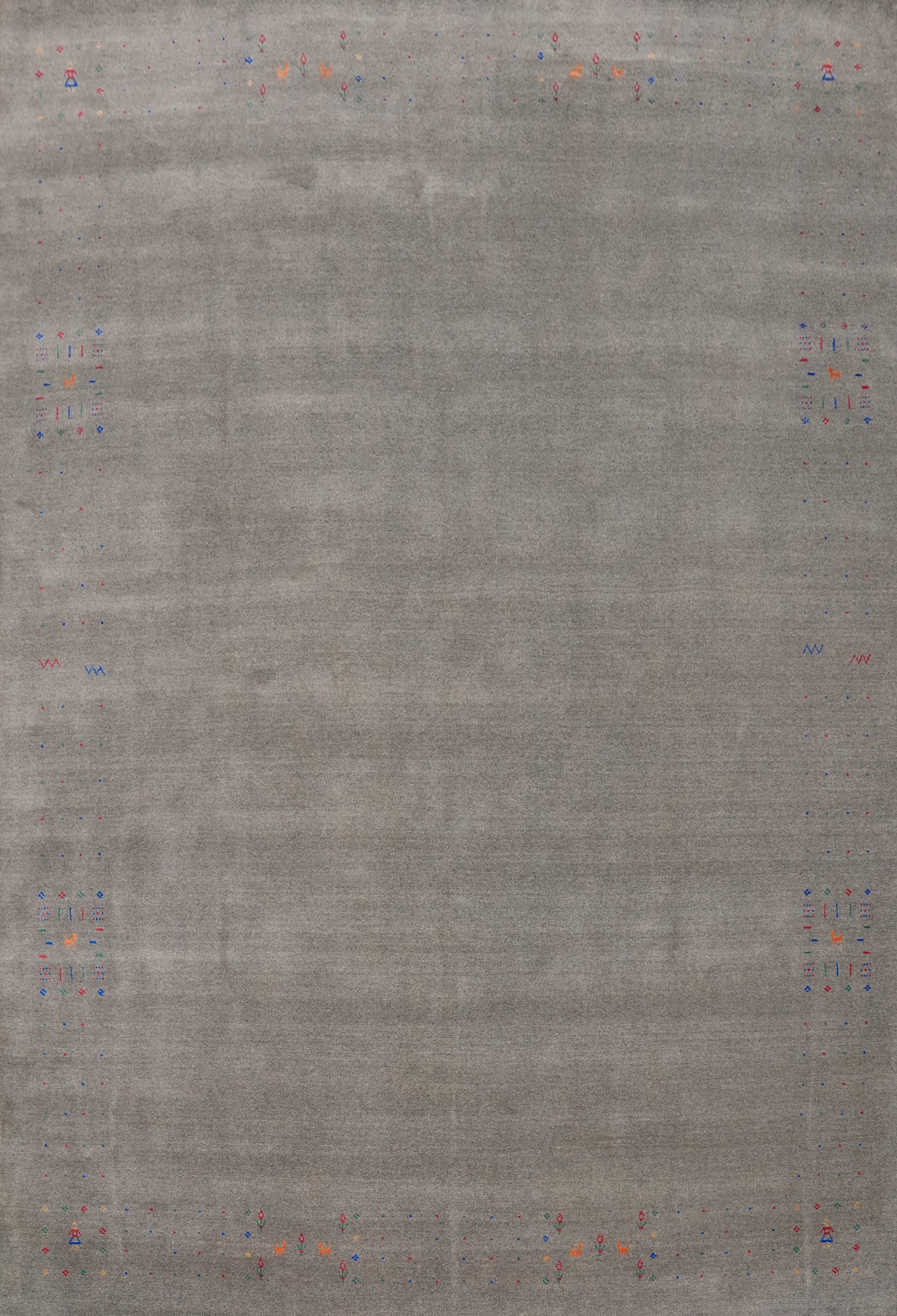 Handmade Wool Gabbeh Indian Area Rug 9x12
