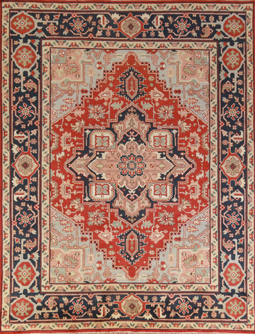 Geometric Heriz Serapi Oriental Area Rug 8x10