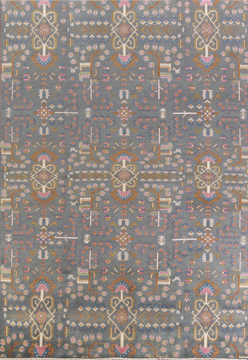 Geometric Heriz Serapi Oriental Area Rug 9x12