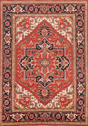 Geometric Heriz Serapi Oriental Area Rug 8x10