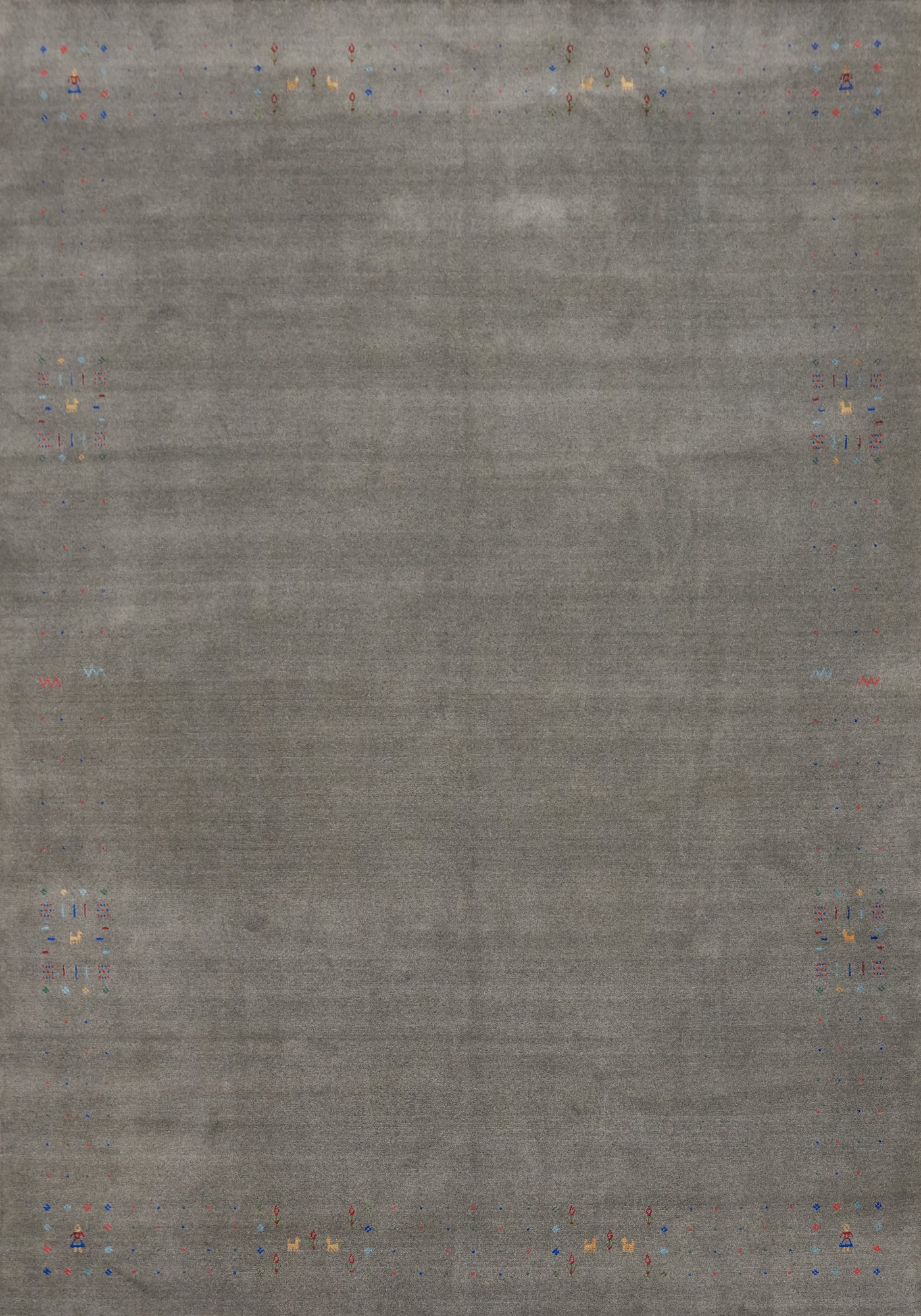 Handmade Wool Gabbeh Indian Area Rug 9x12