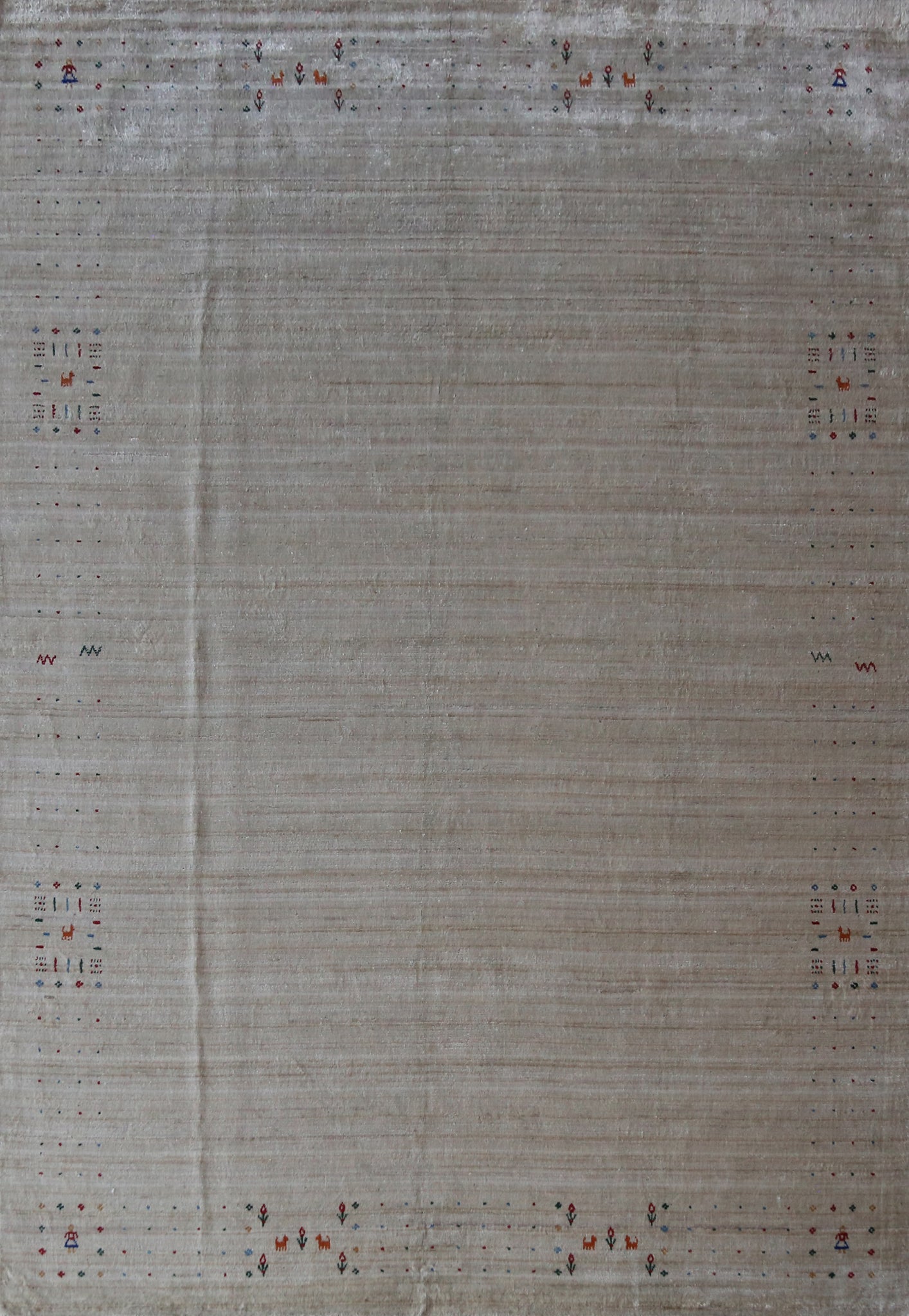 Handmade Wool Gabbeh Indian Area Rug 9x12