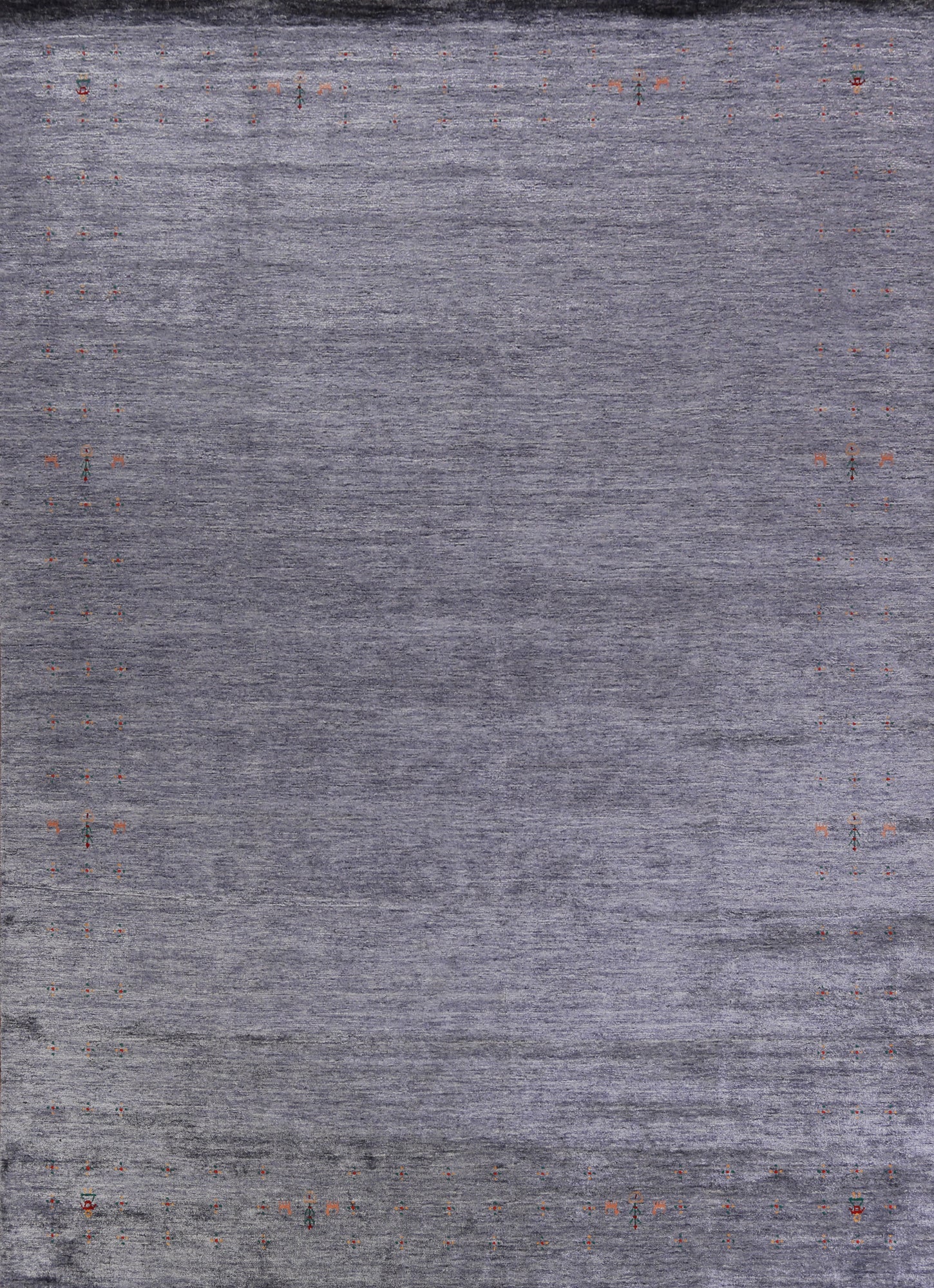 Handmade Blue Gabbeh Indian Area Rug 9x12