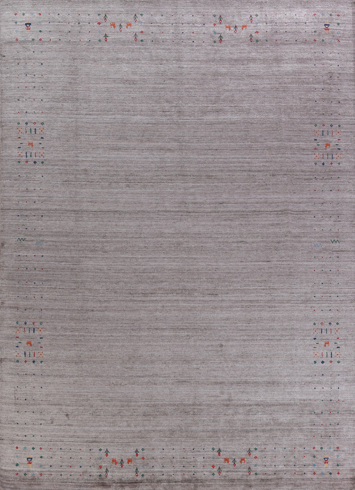Handmade Wool Gabbeh Indian Area Rug 9x12