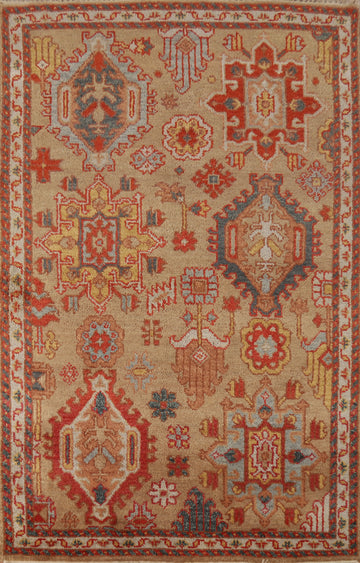 Handmade Heriz Serapi Indian Rug 4x6