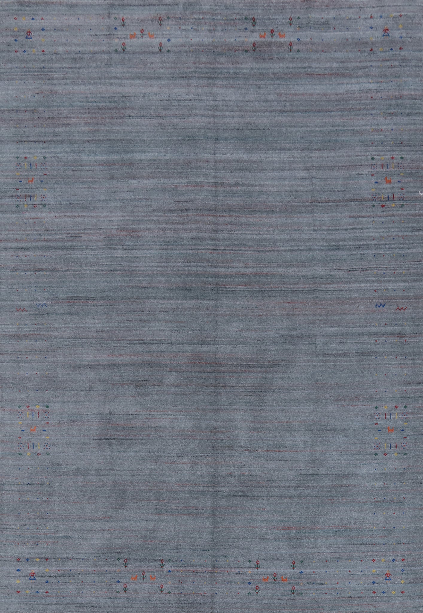 Handmade Gabbeh Indian Area Rug 9x12