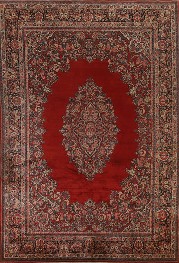 Vegetable Dye Mahal Persian Large Rug 10x14