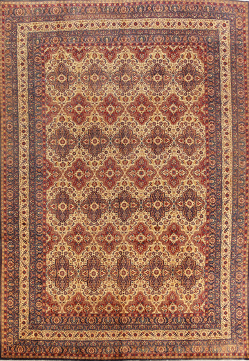 Handmade Wool Bakhtiari Persian Area Rug 10x13