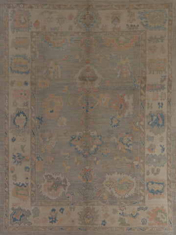 Vegetable Dye Oushak Turkish Area Rug 8x10