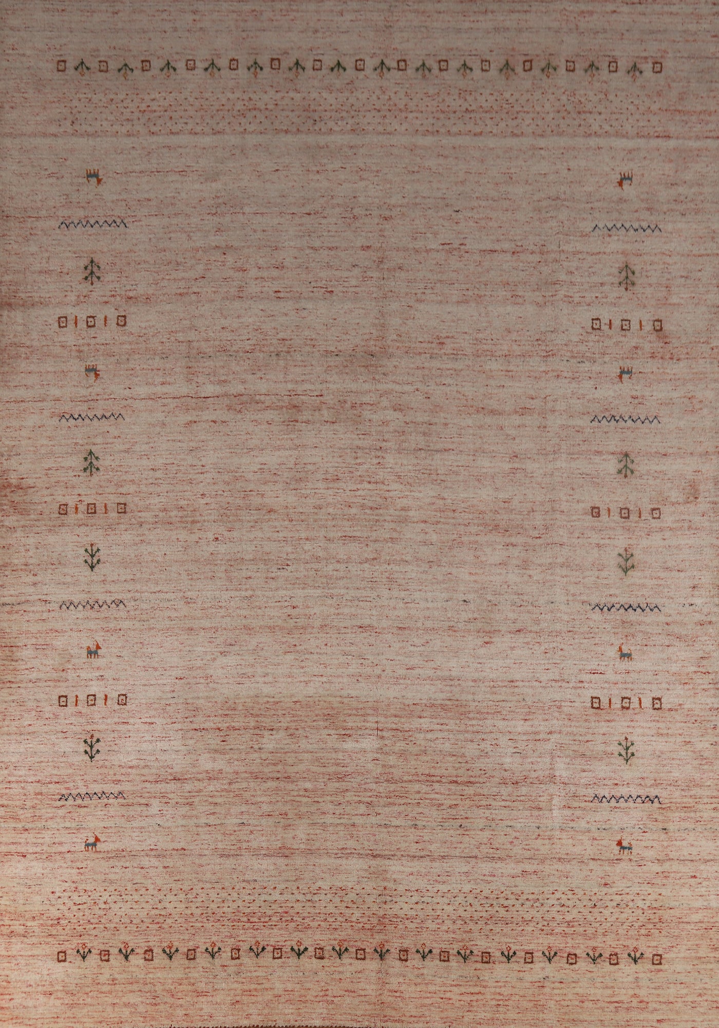 Handmade Gabbeh Indian Area Rug 9x11