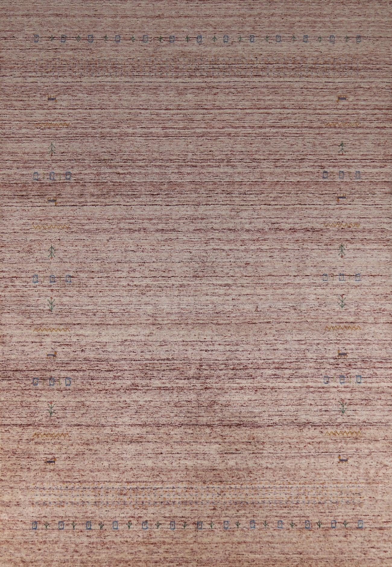 Tribal Wool Gabbeh Indian Area Rug 8x11