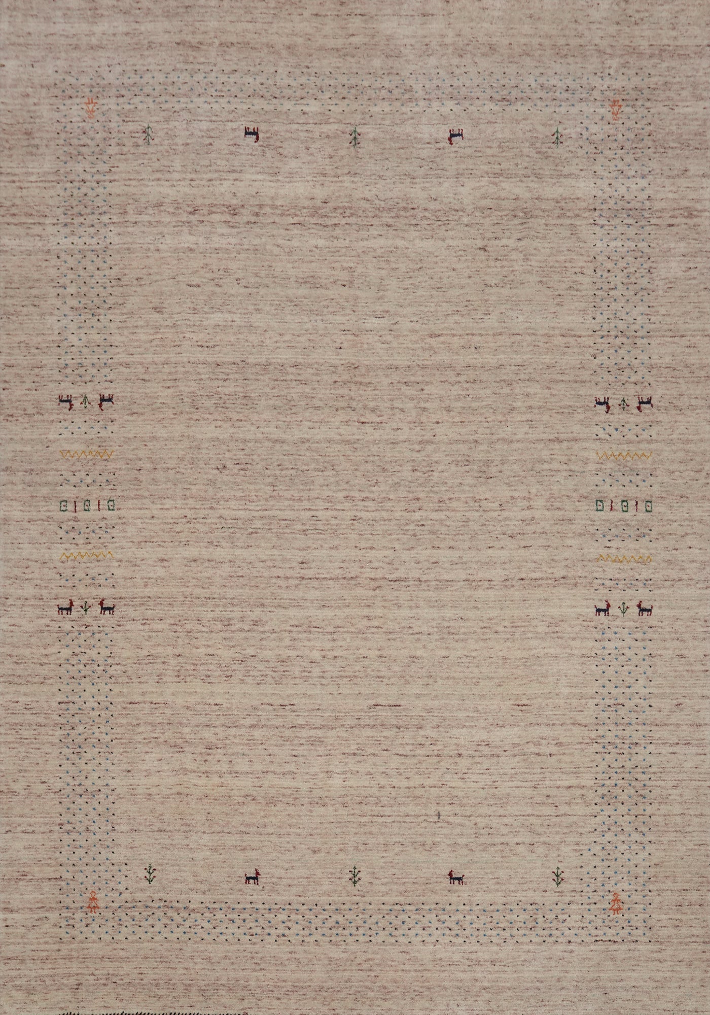 Handmade Gabbeh Indian Area Rug 9x11