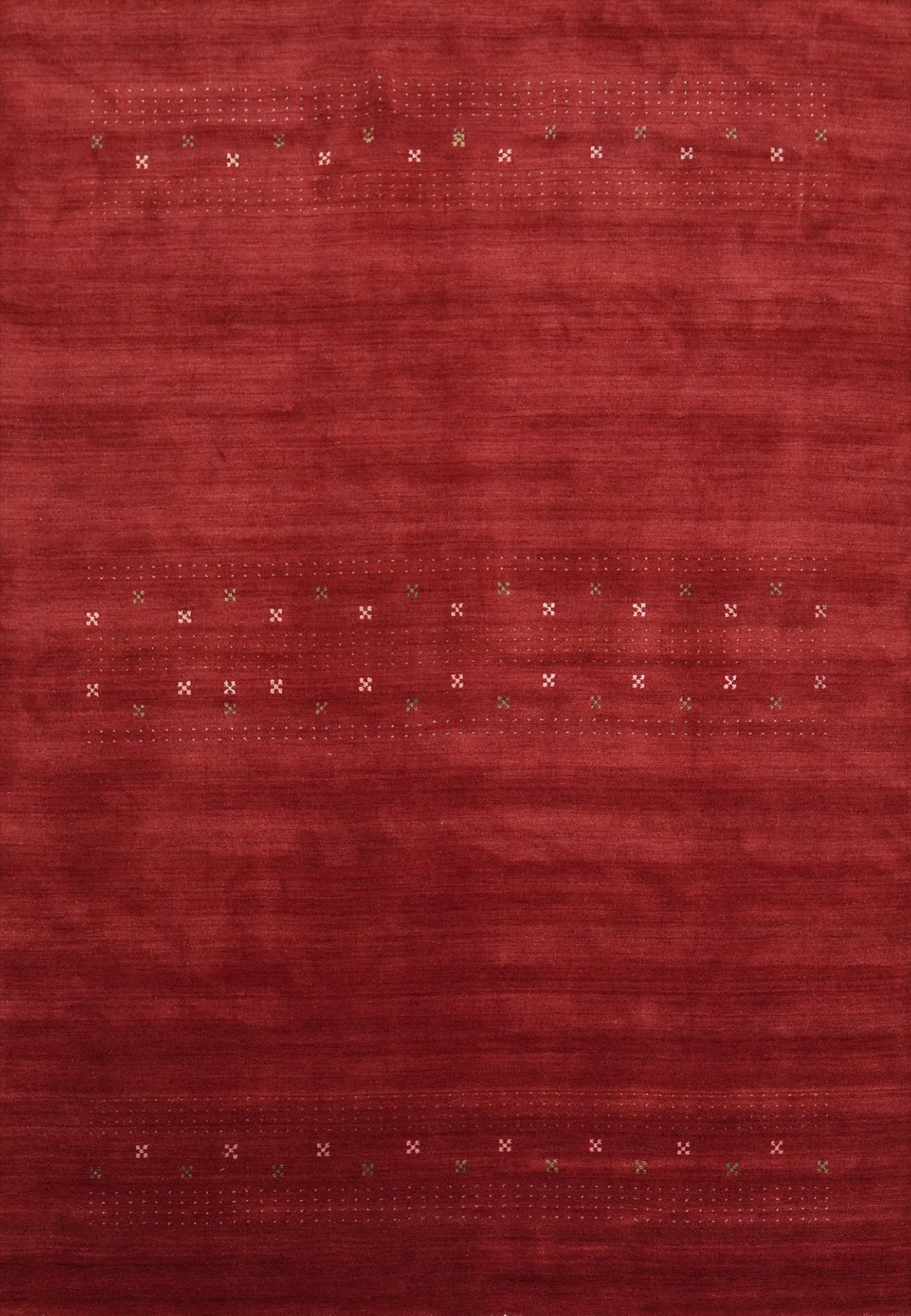 Tribal Wool Gabbeh Indian Area Rug 8x11