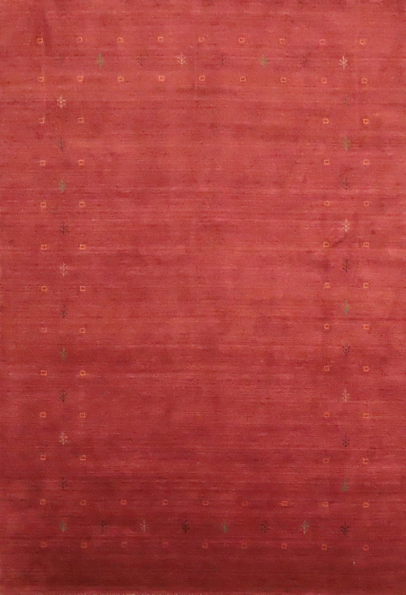 Tribal Red Wool Gabbeh Indian Area Rug 8x11