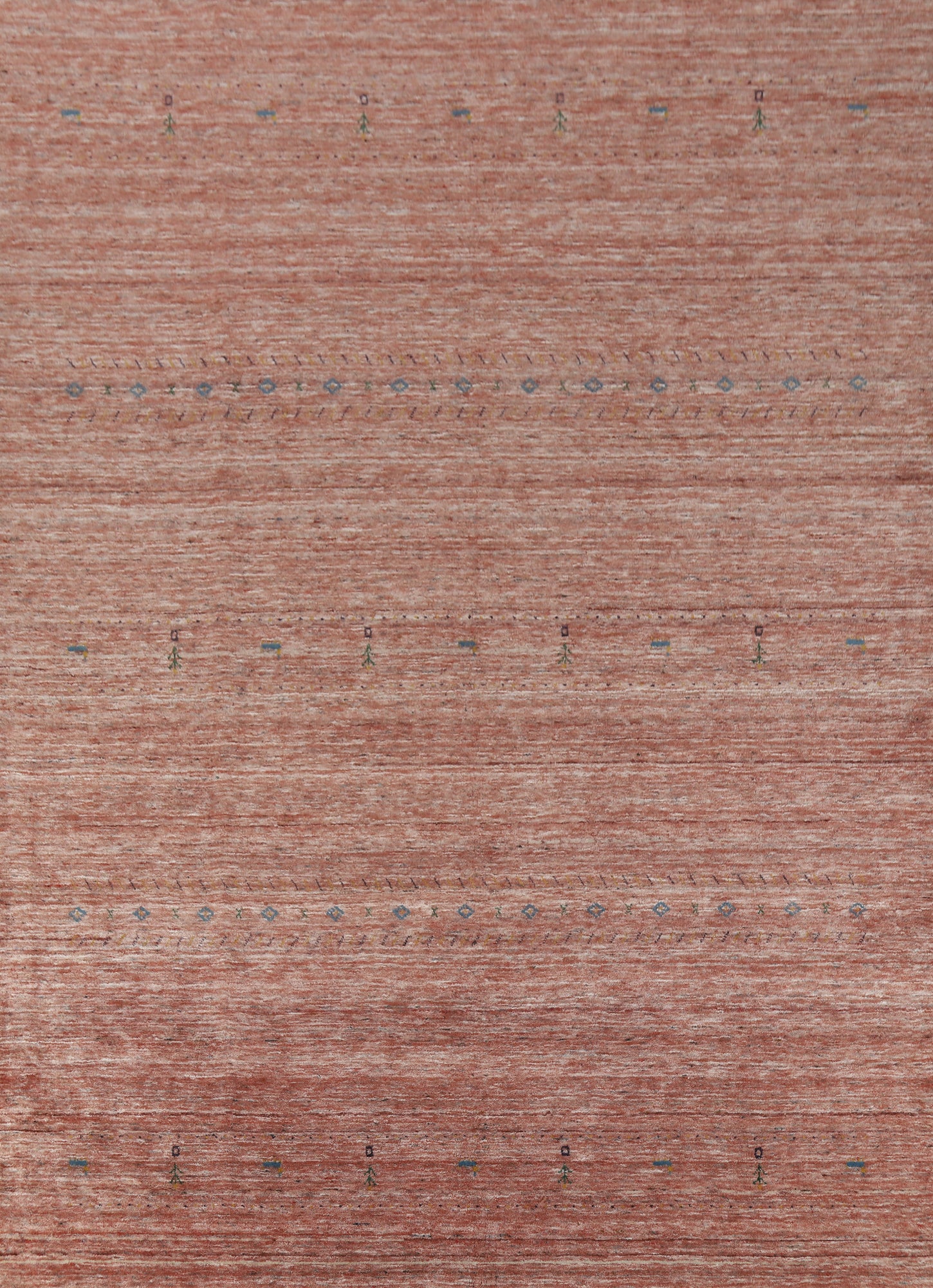 Handmade Wool Gabbeh Indian Area Rug 9x11