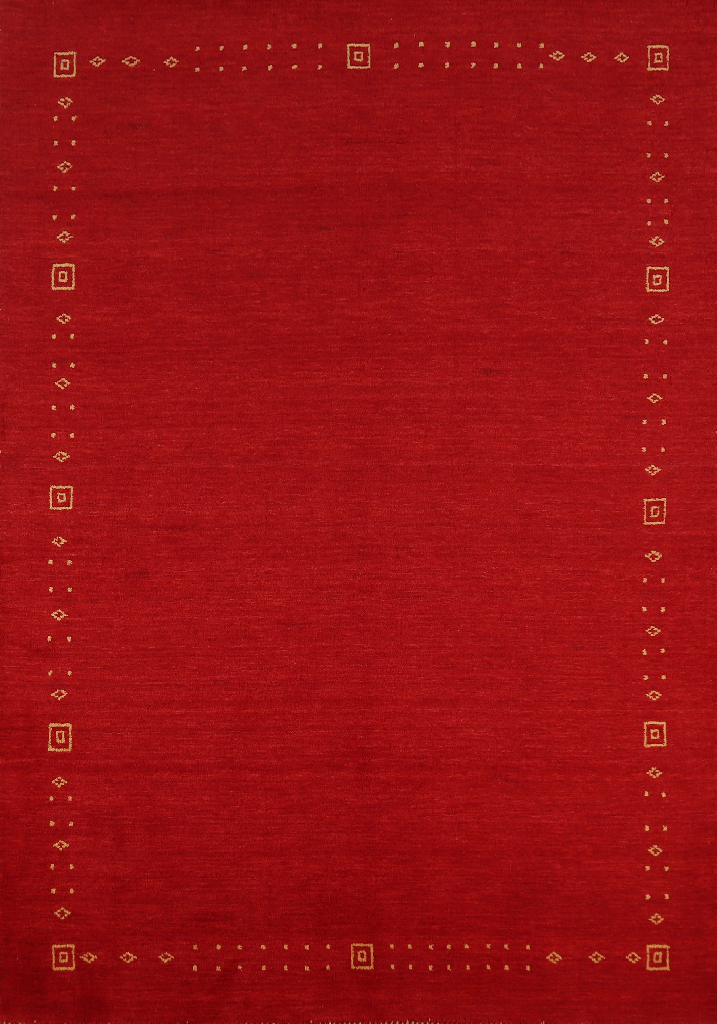 Tribal Wool Gabbeh Indian Area Rug 6x8