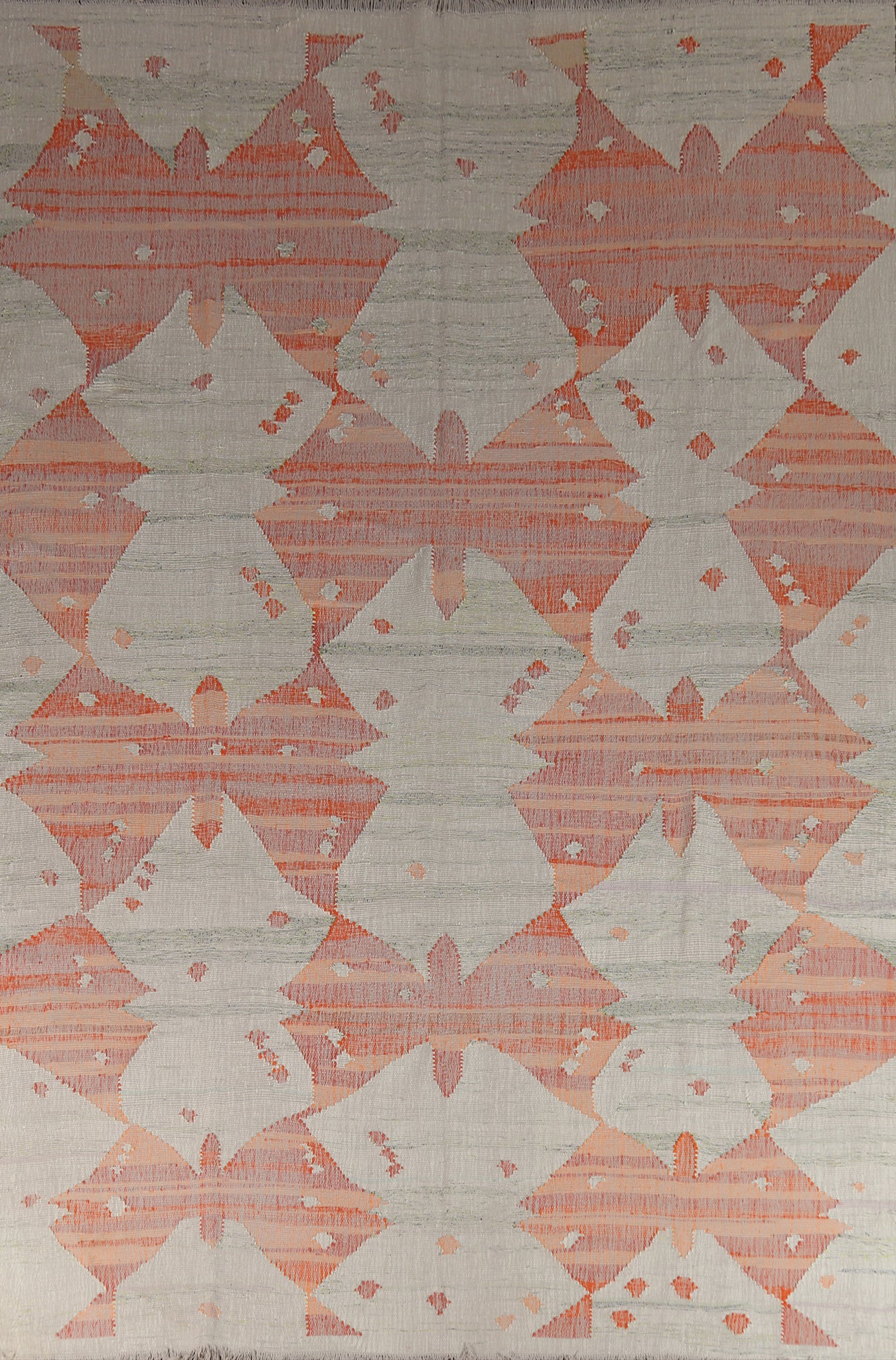 Wool Modern Kilim Turkish Area Rug 10x13