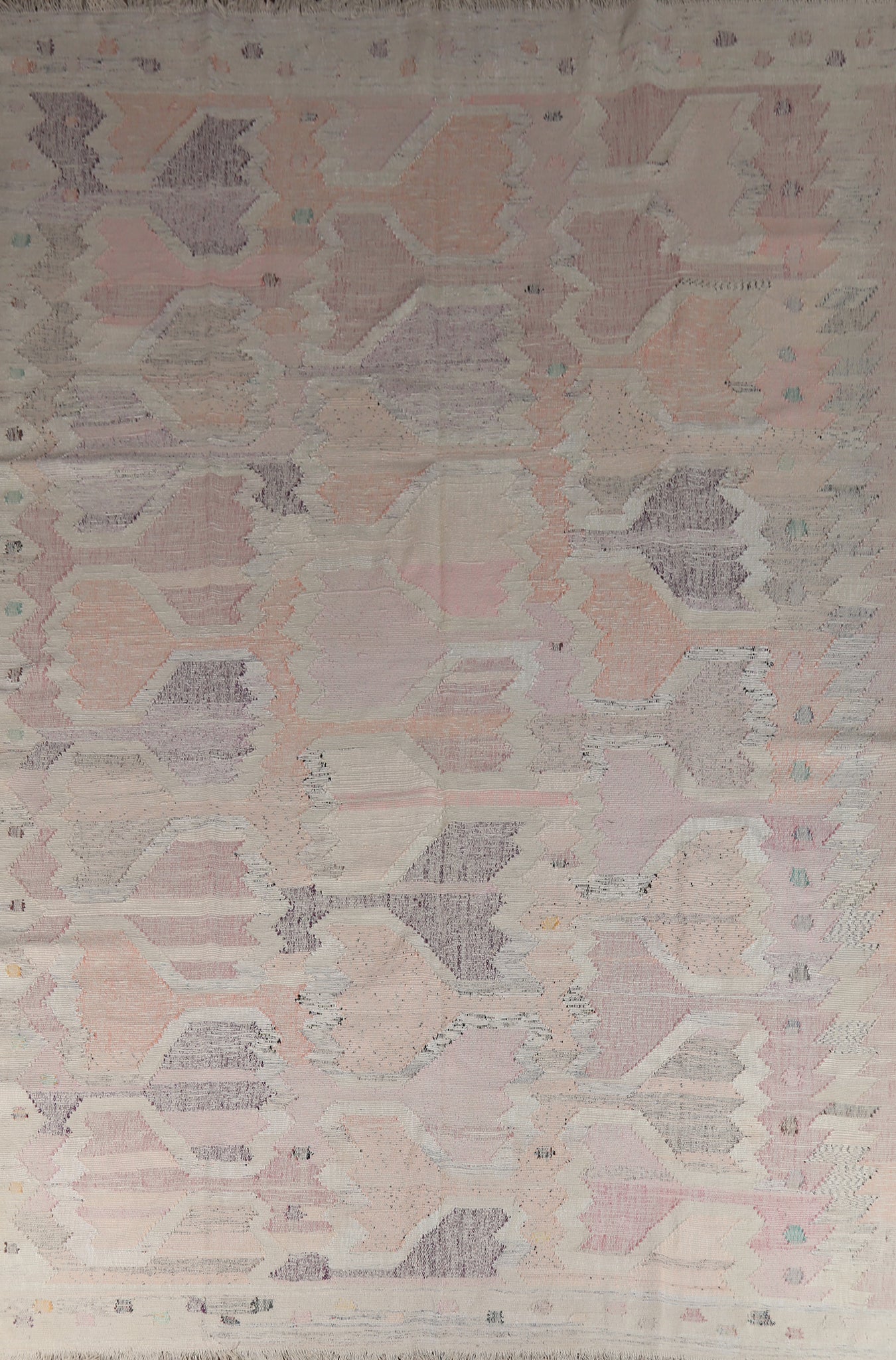 Contemporary Wool Kilim Turkish Area Rug 10x13