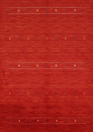 Handmade Gabbeh Indian Rug 5x6