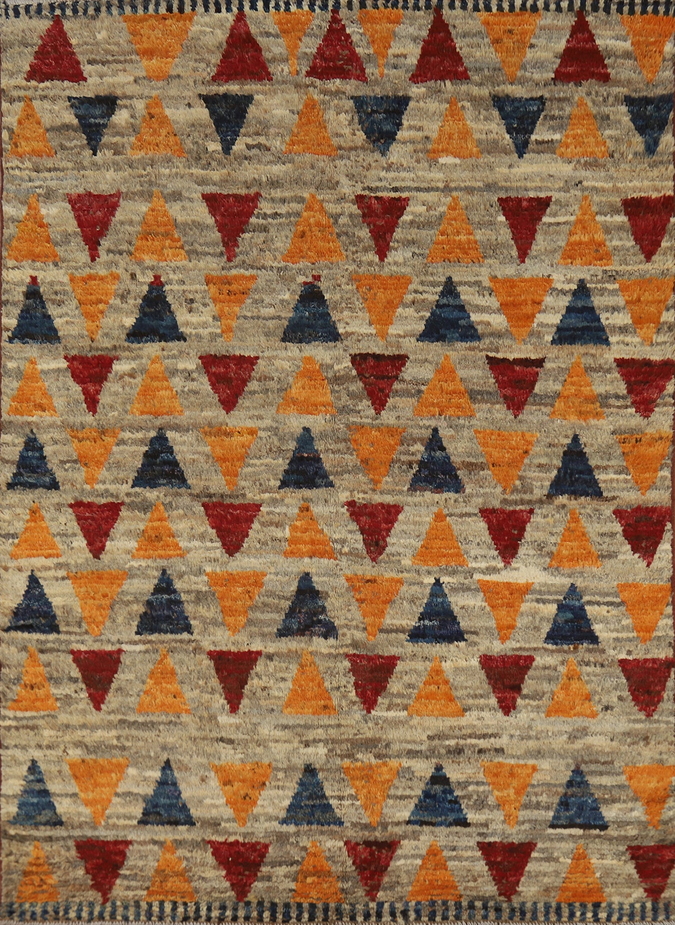 All-Over Geometric Moroccan Oriental Rug 5x7
