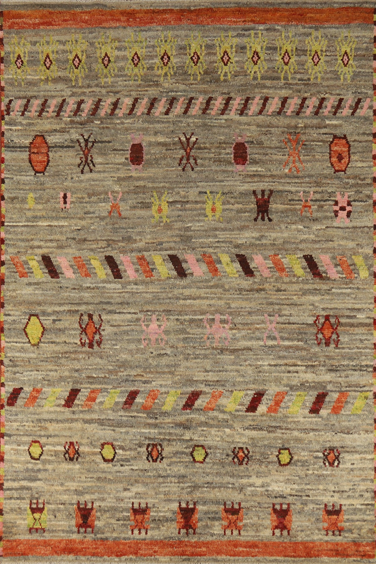 Handmade Moroccan Oriental Area Rug 7x10