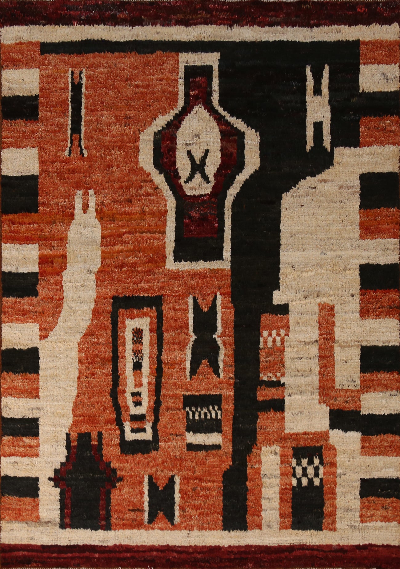 Geometric Moroccan Oriental Rug 5x7