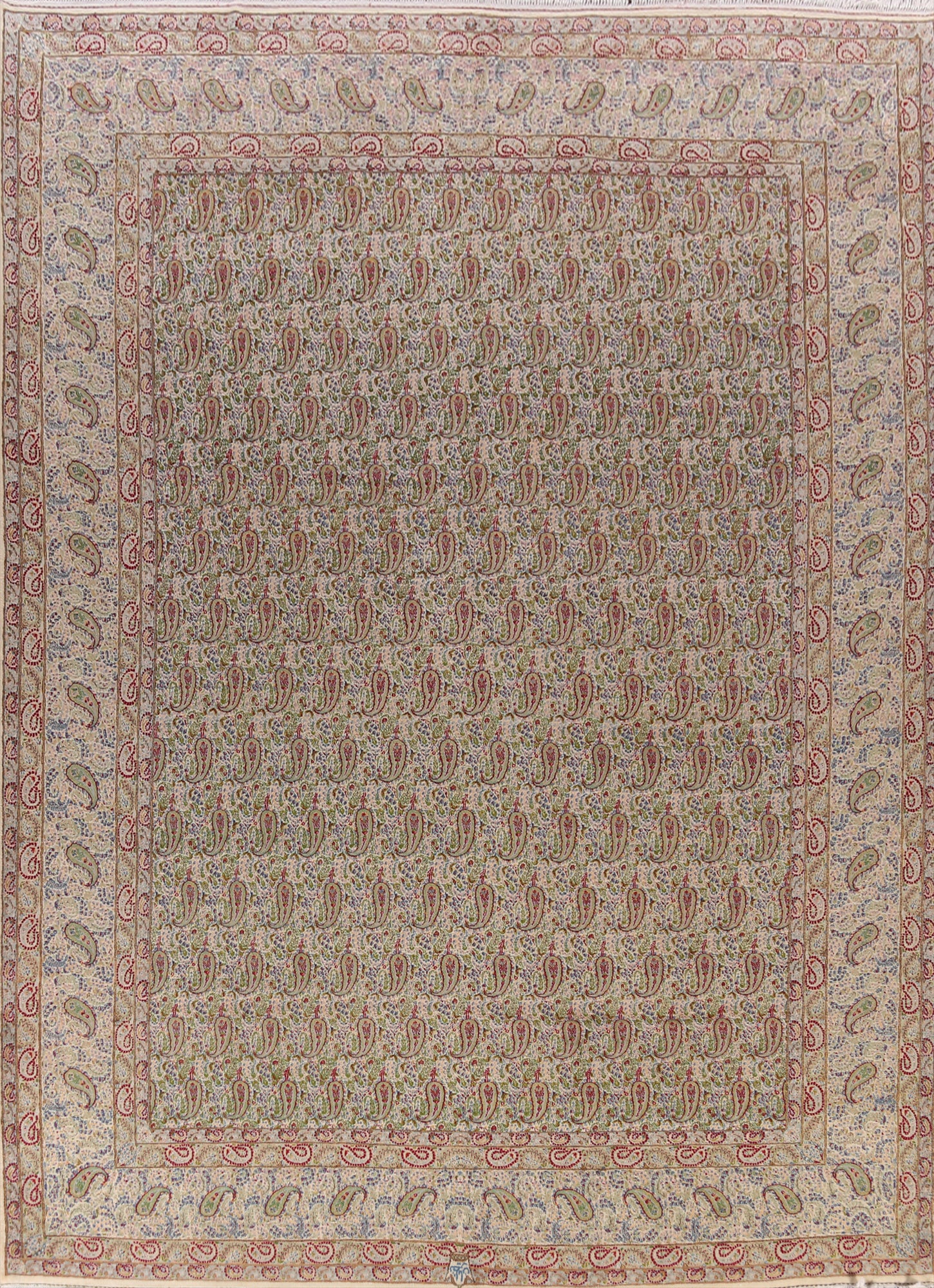 Vegetable Dye Signed Mood Persian Area Rug 10x13