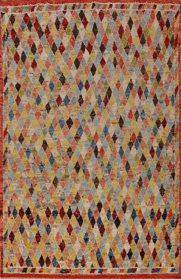 All-Over Trellis Geometric Moroccan Oriental Area Rug 7x10