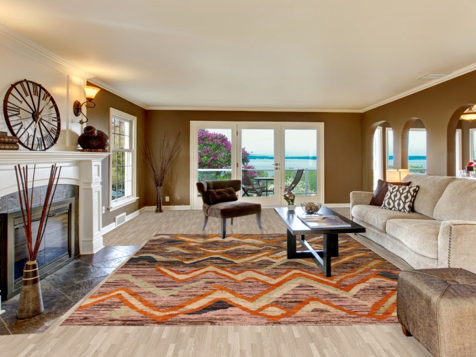 Geometric Moroccan Oriental Area Rug 9x12