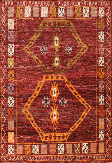 Geometric Moroccan Oriental Area Rug 7x10