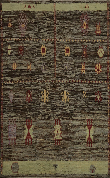 Vibrant Geometric Moroccan Area Rug 7x10 for Living Rooms