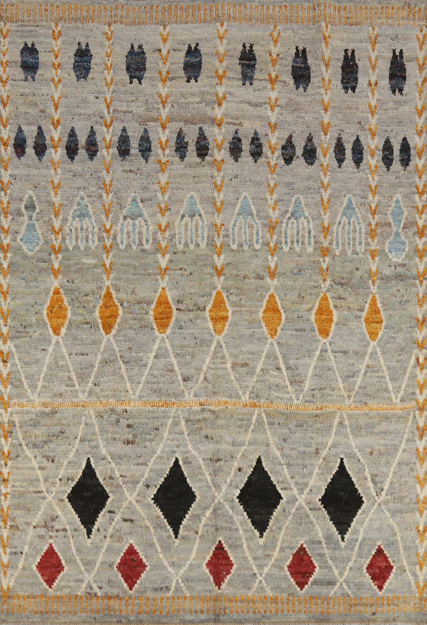 Handmade Moroccan Oriental Area Rug 6x8
