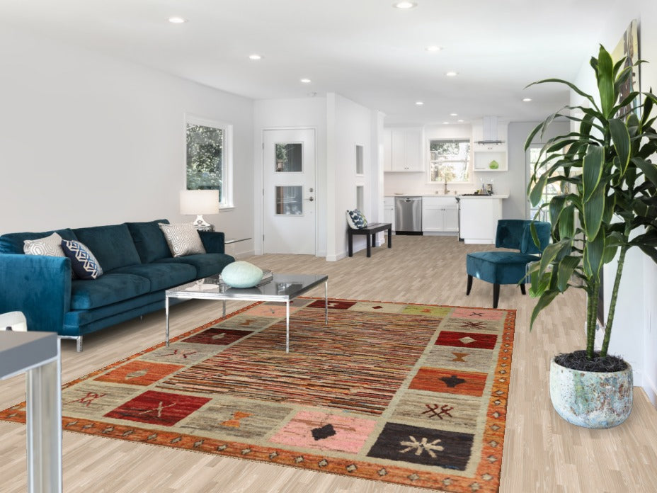 Geometric Moroccan Oriental Area Rug 7x10