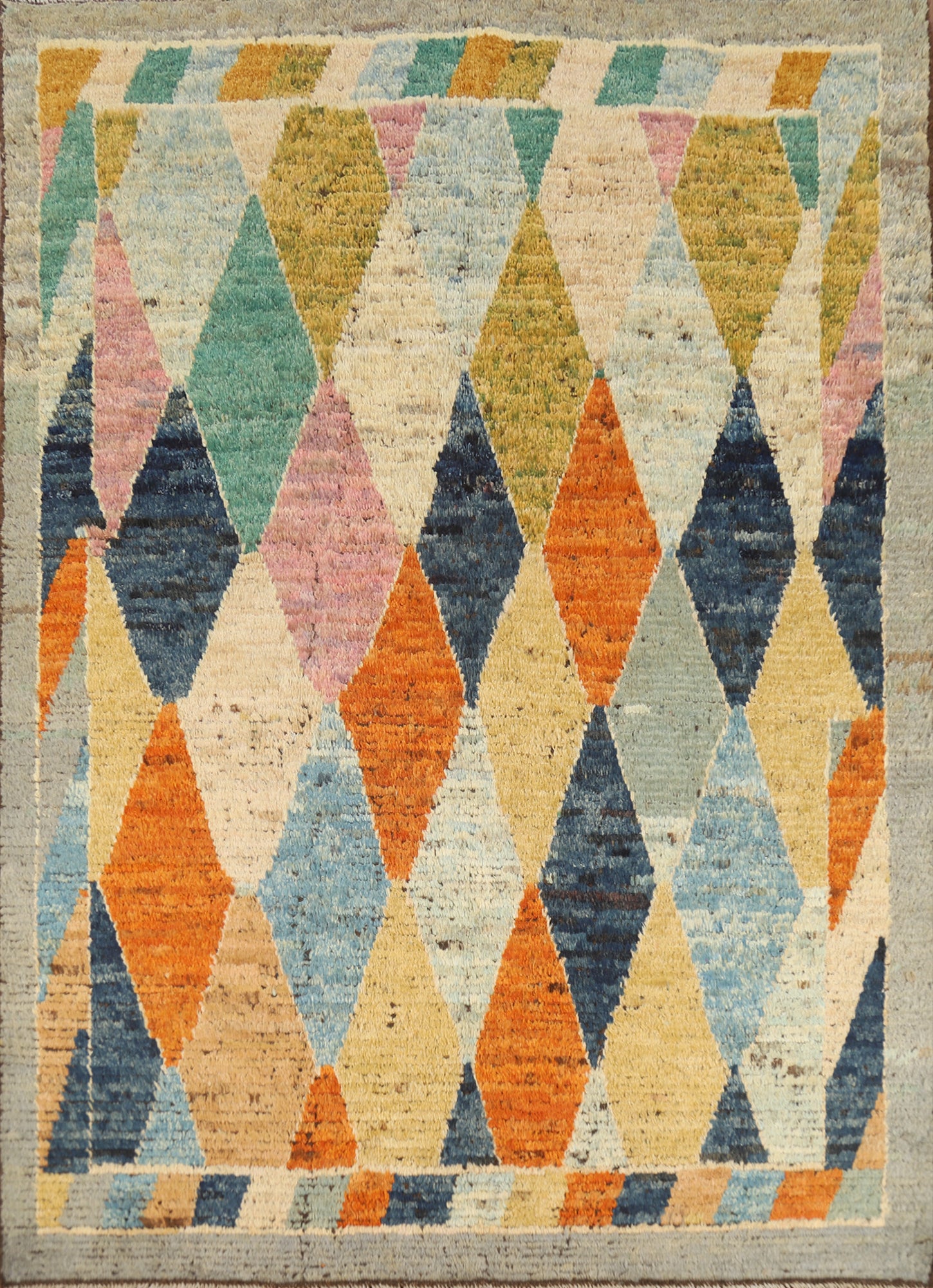 Geometric Moroccan Oriental Rug 5x6