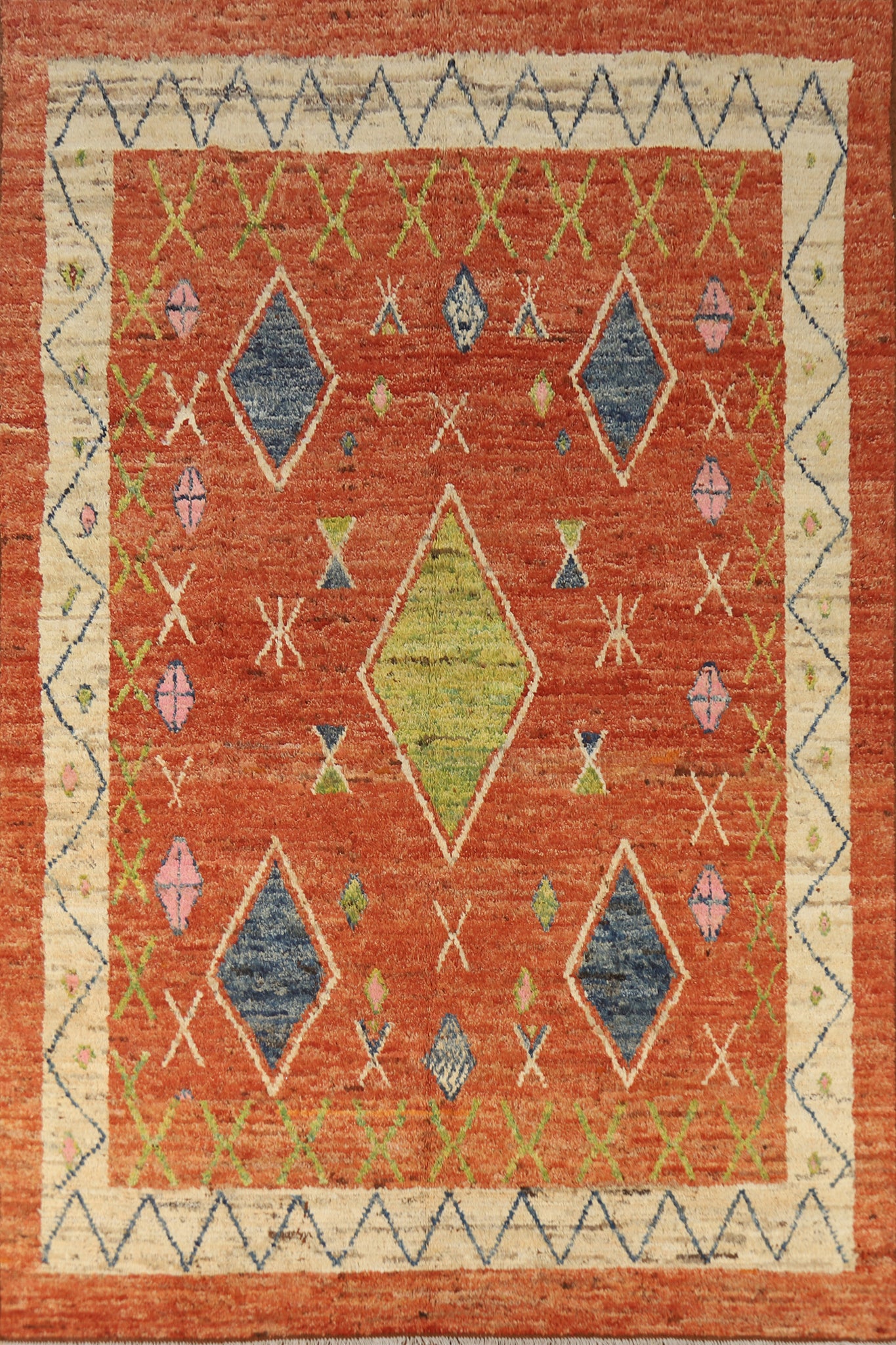 Geometric Moroccan Oriental Area Rug 7x10