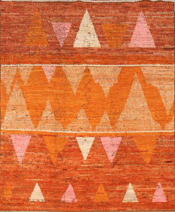 Geometric Moroccan Oriental Rug 5x6