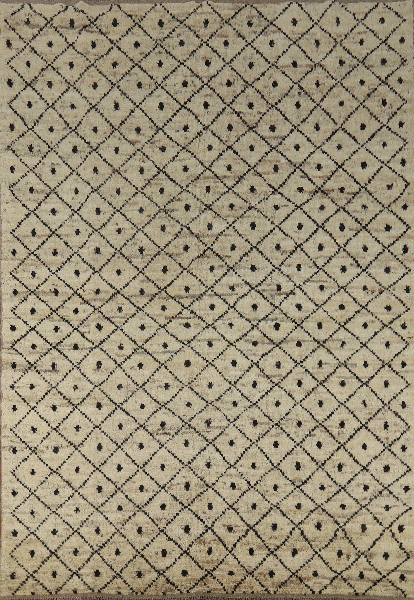 All-Over Trellis Moroccan Oriental Area Rug 7x10