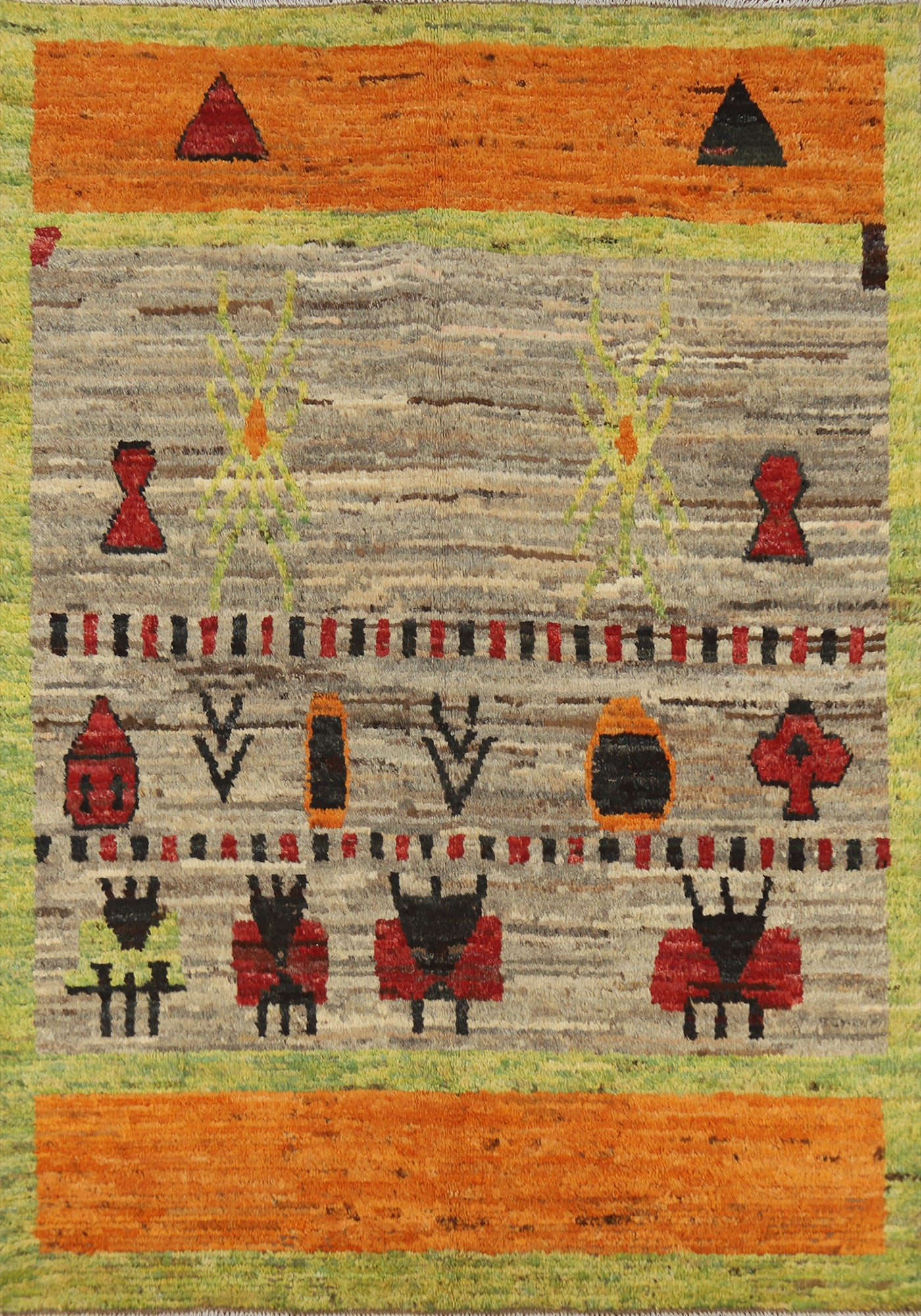 Handmade Moroccan Oriental Area Rug 6x8