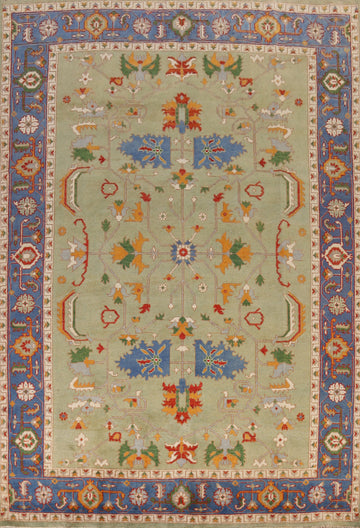 Green Handmade Heriz Serapi Indian Area Rug 9x12