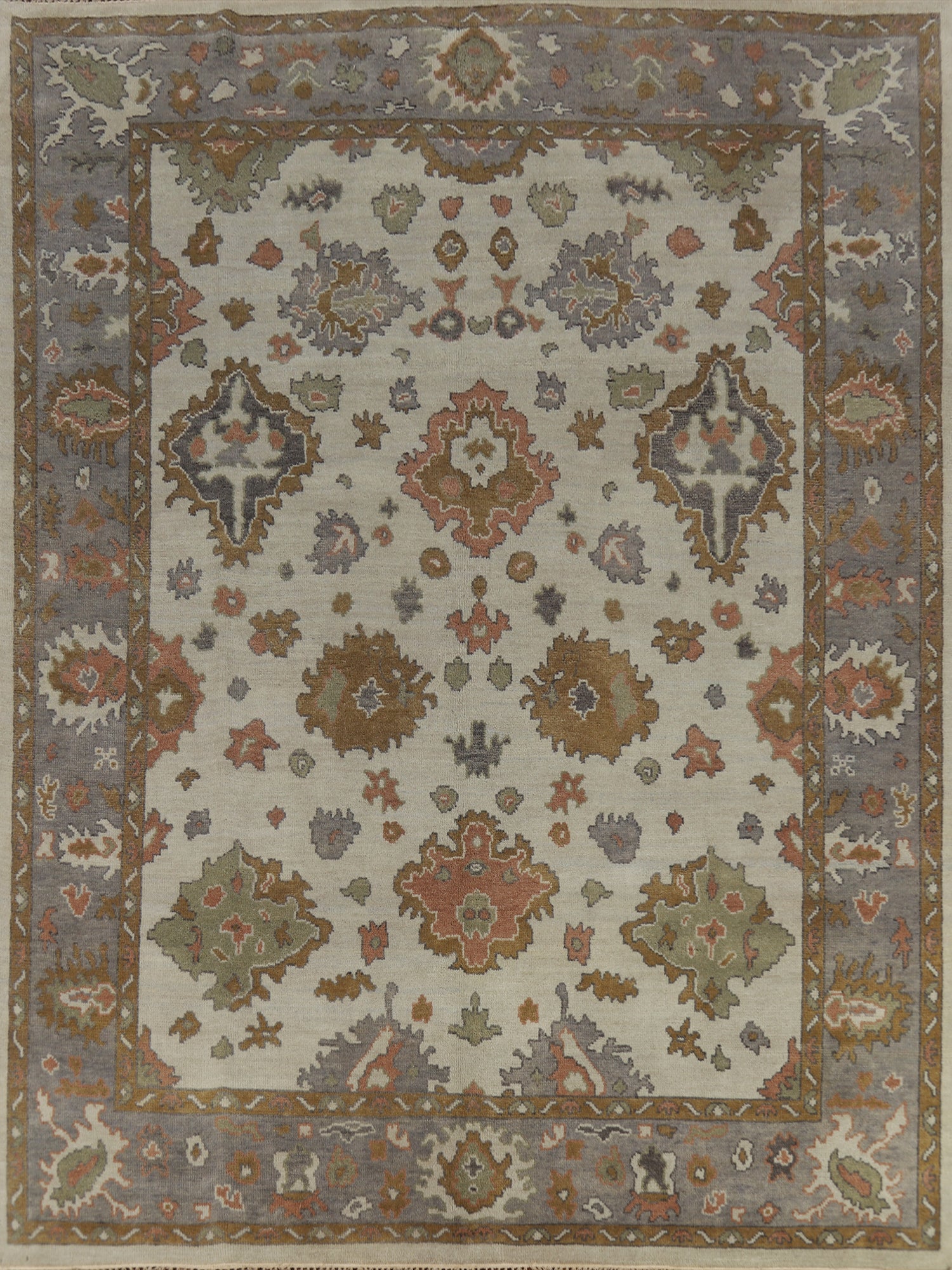 Handmade Wool Oushak Indian Area Rug 8x10